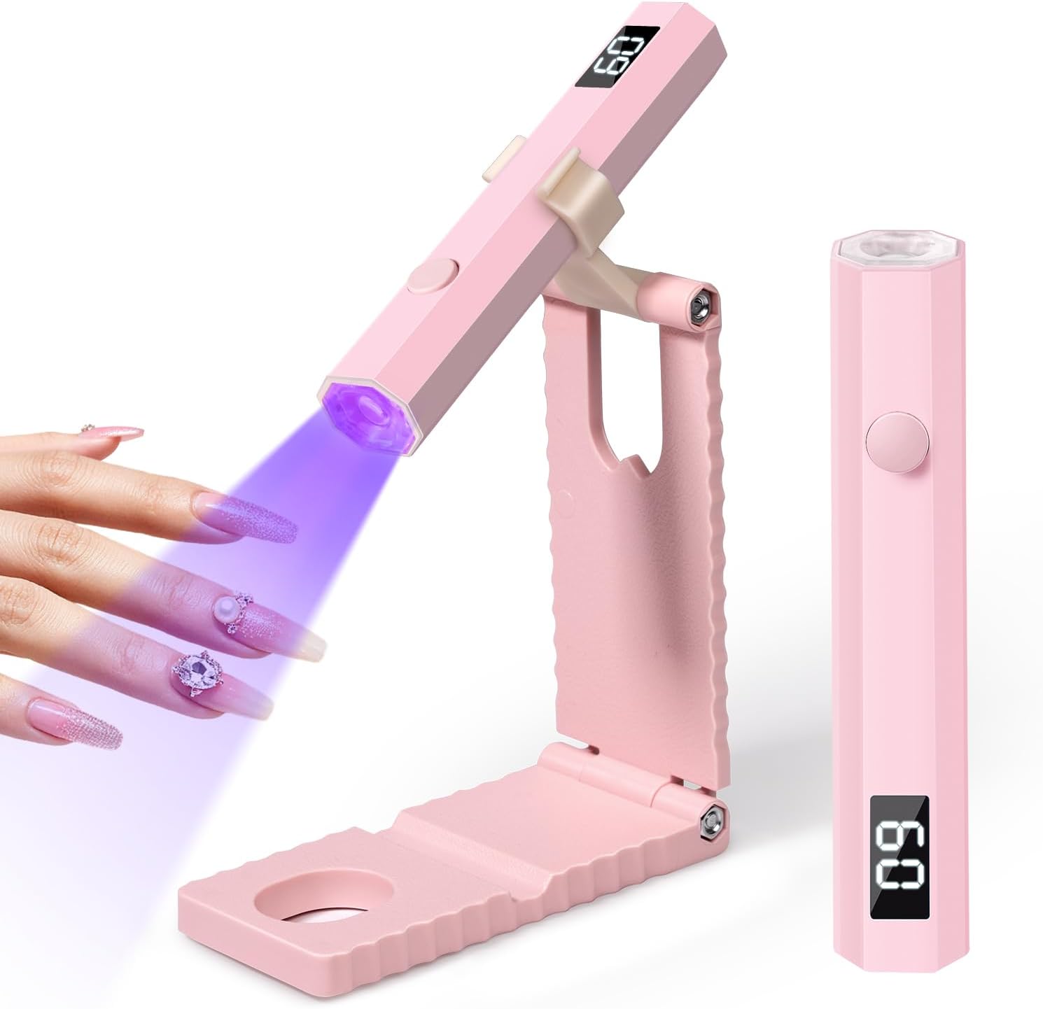 Cordless UV/LED Nail Lamp Set  - Exposure Unit Uv 评论和价格