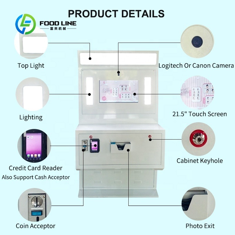 Customized Selfie Photo Booth  - Commercial Photo Printing Kiosk 评论和价格