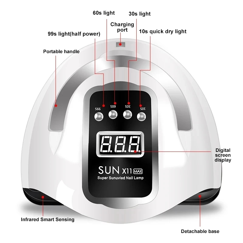 Nail Dryer LED Nail Lamp UV Li - Exposure Unit Uv 评论和价格